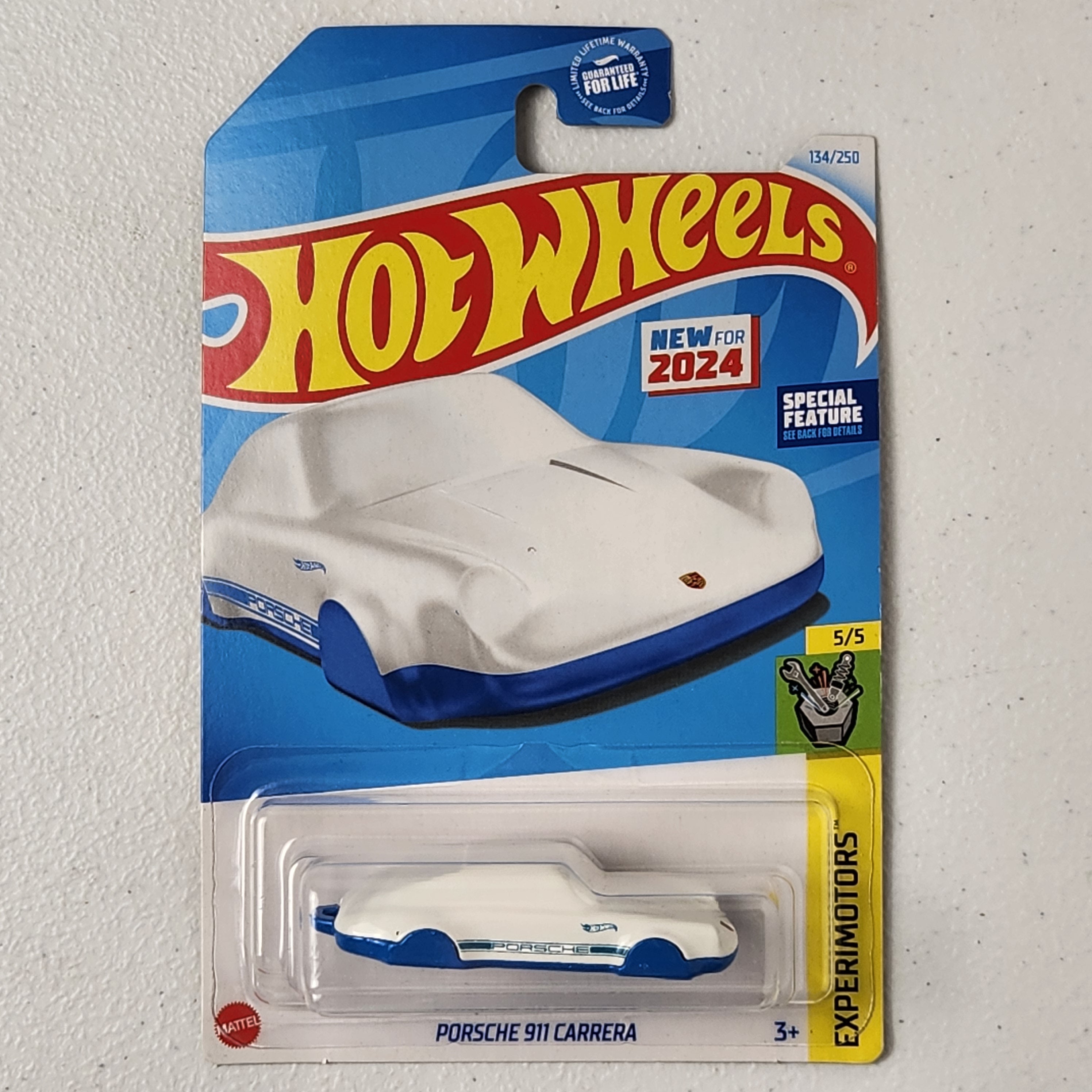 Porsche 911 Carrera Coupe Clip Key Chain European Hot Wheels
