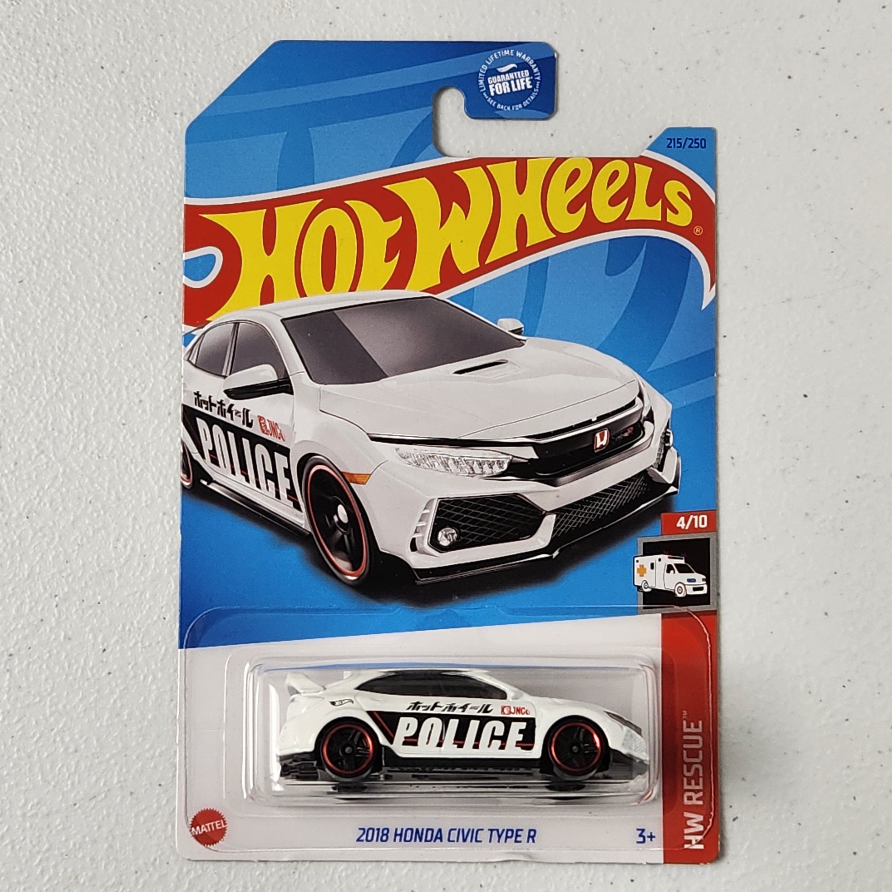 2018 Honda Civic Type R JDM Mainline Hot Wheels