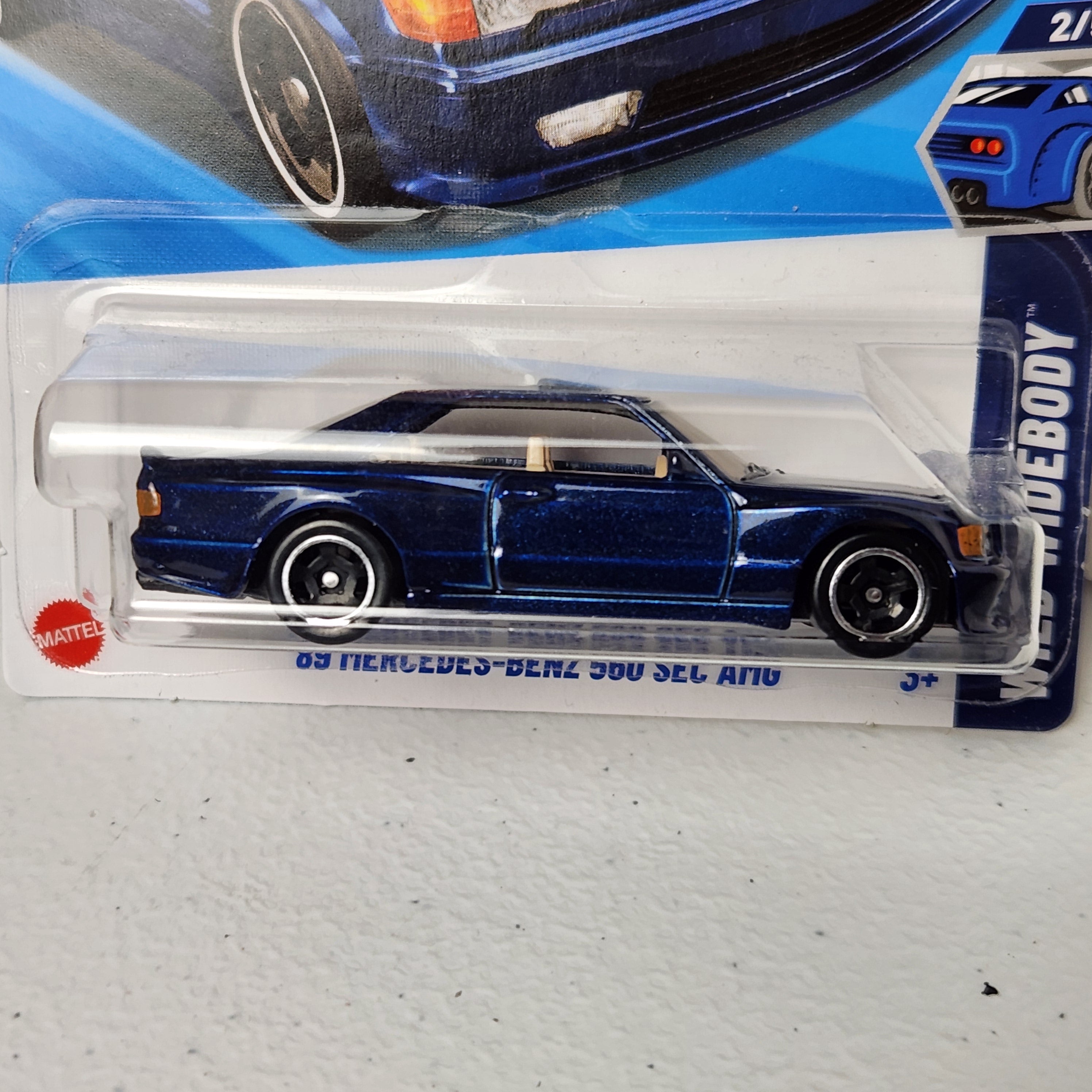 '89 Mercedes-Benz 560 SEC AMG European Mainline Hot Wheels