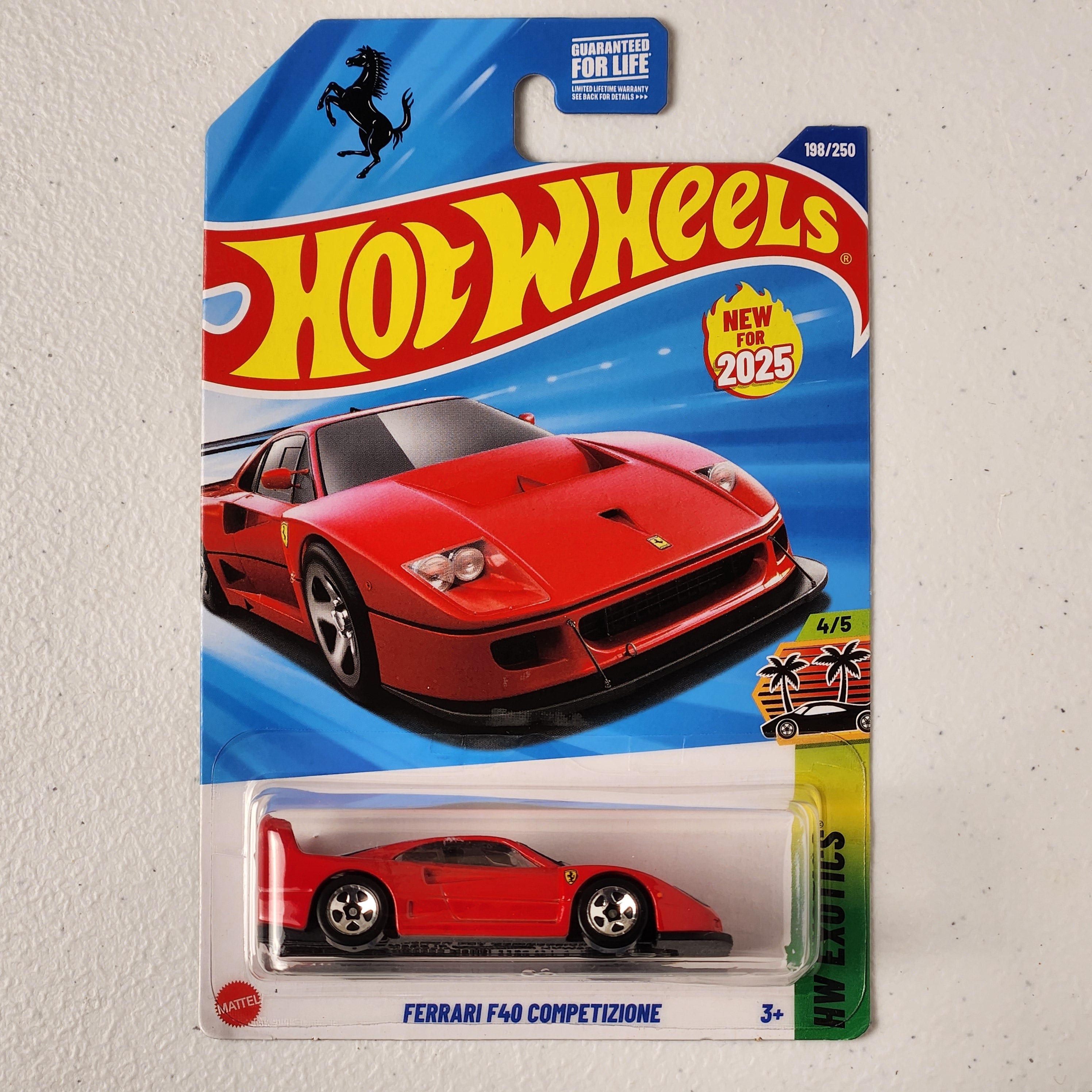 Ferrari F40 Competizione European Mainline Hot Wheels