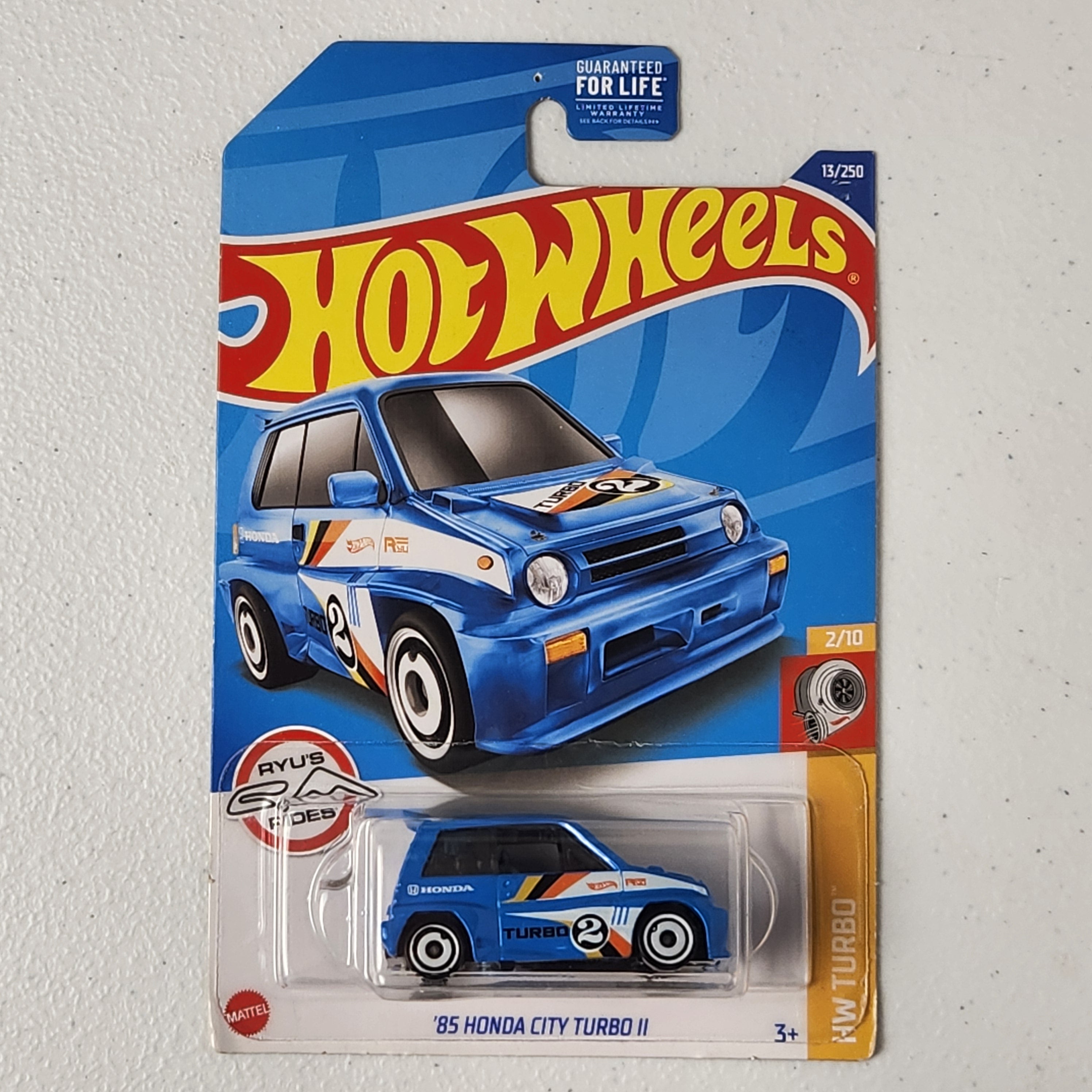 85 Honda City Turbo II JDM Mainline Hot Wheels