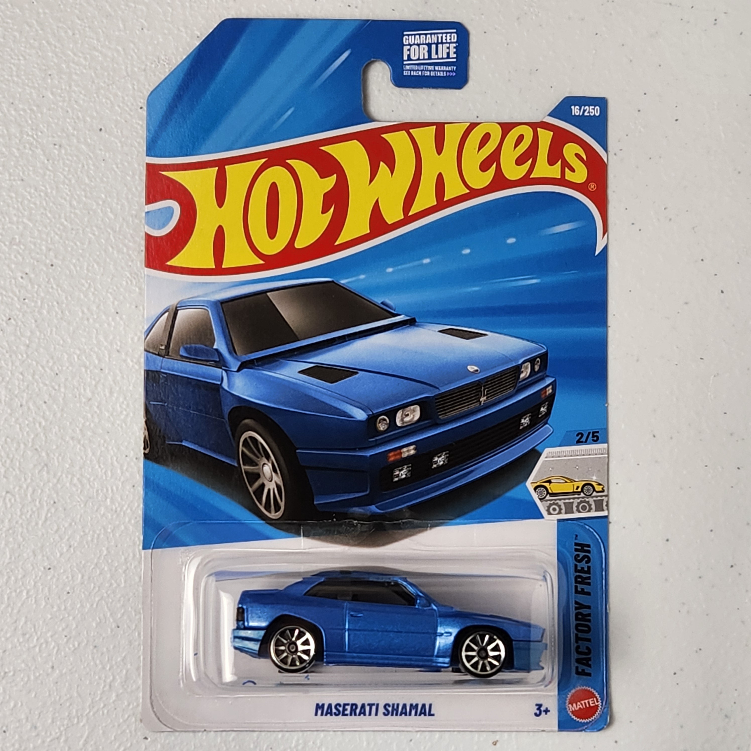 Maserati Shamal European Mainline Hot Wheels