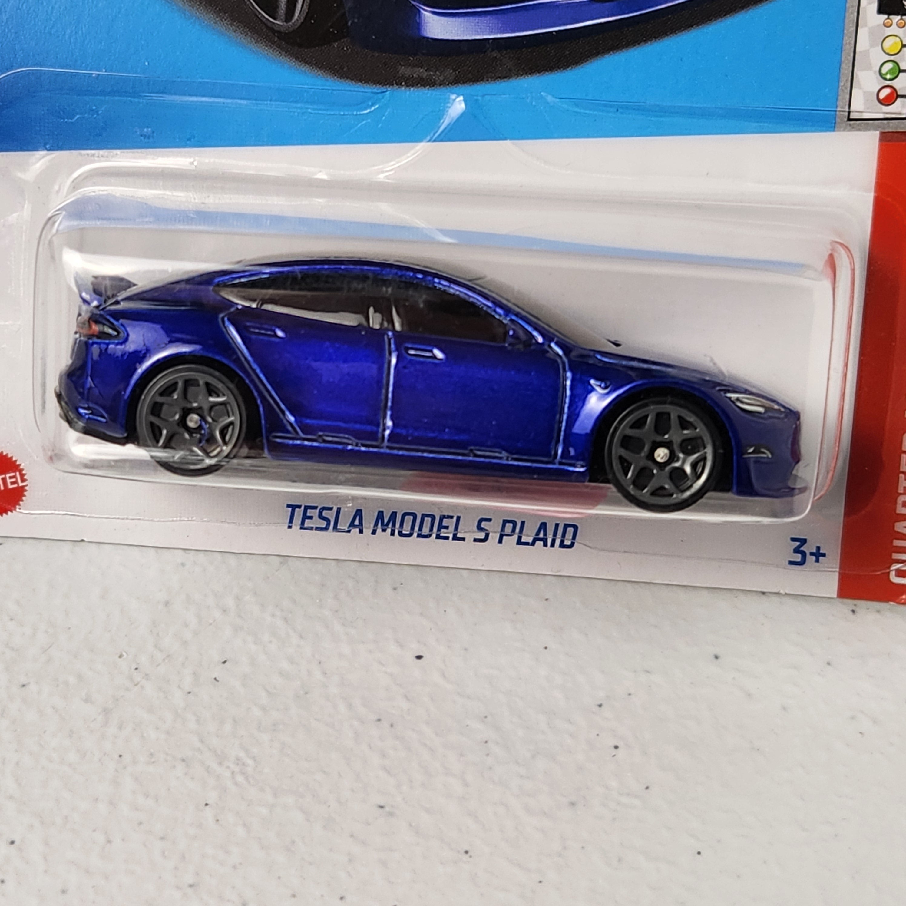 Tesla Model S Plaid EV American Mainline Hot Wheels