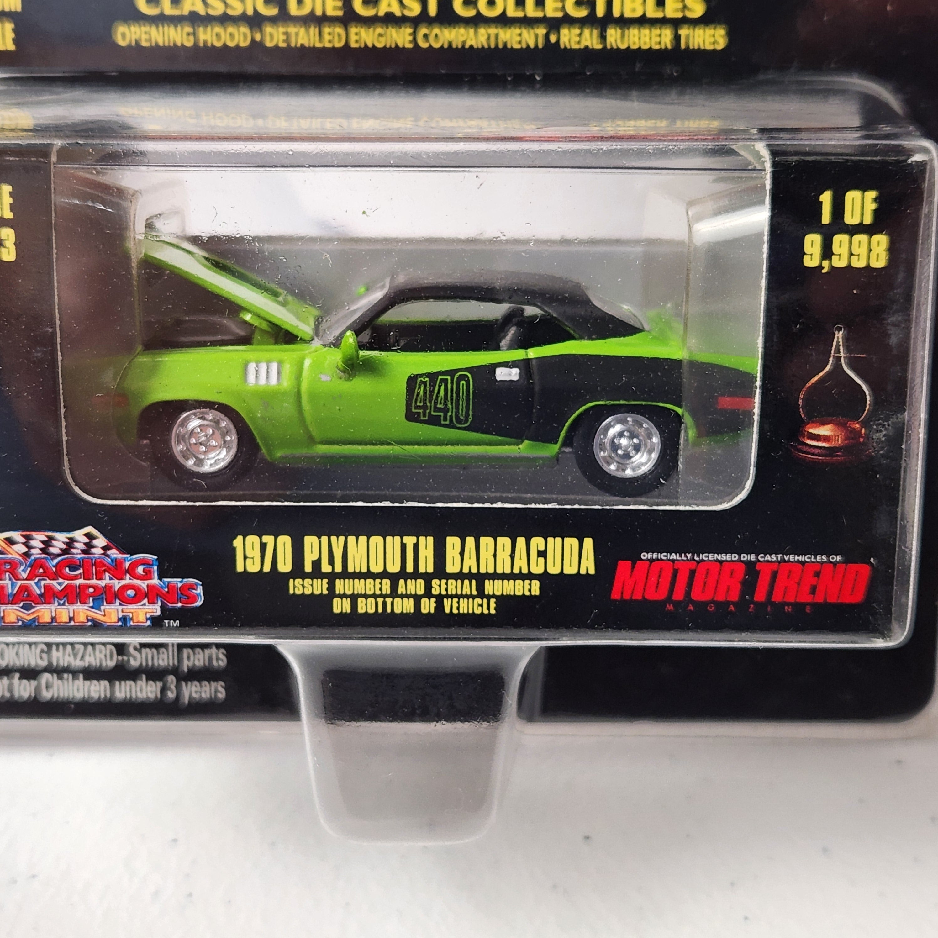 1970 Plymouth Barracuda Motor Trend American Racing Champions 1999