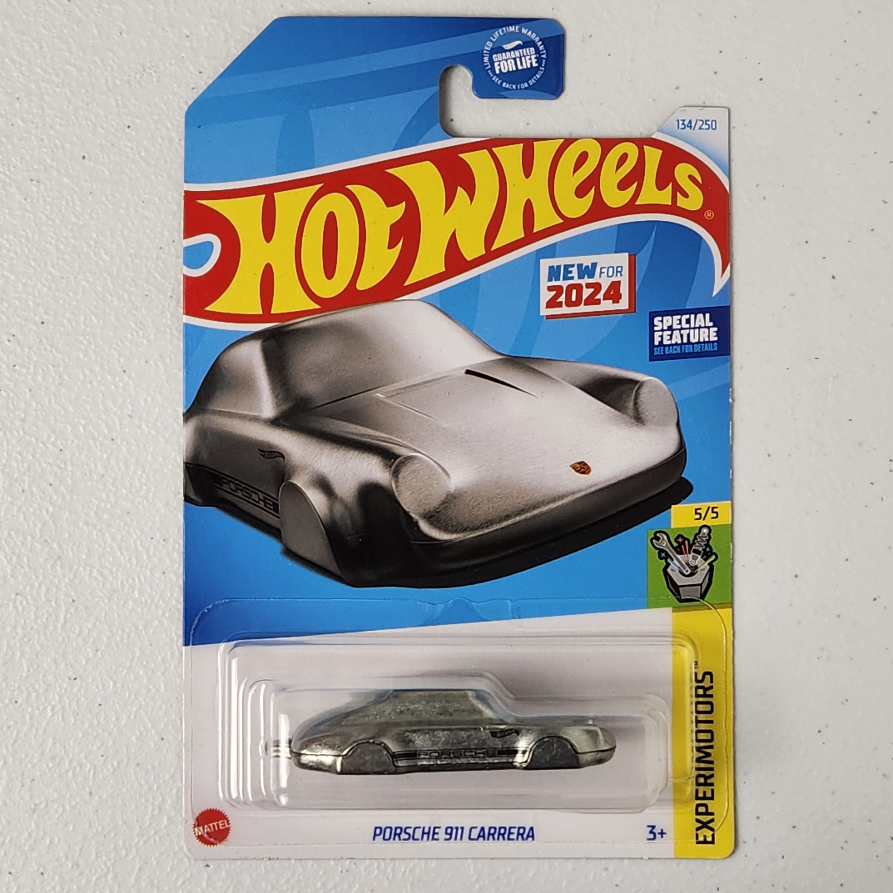 Porsche 911 Carrera Coupe Clip Key Chain European Hot Wheels