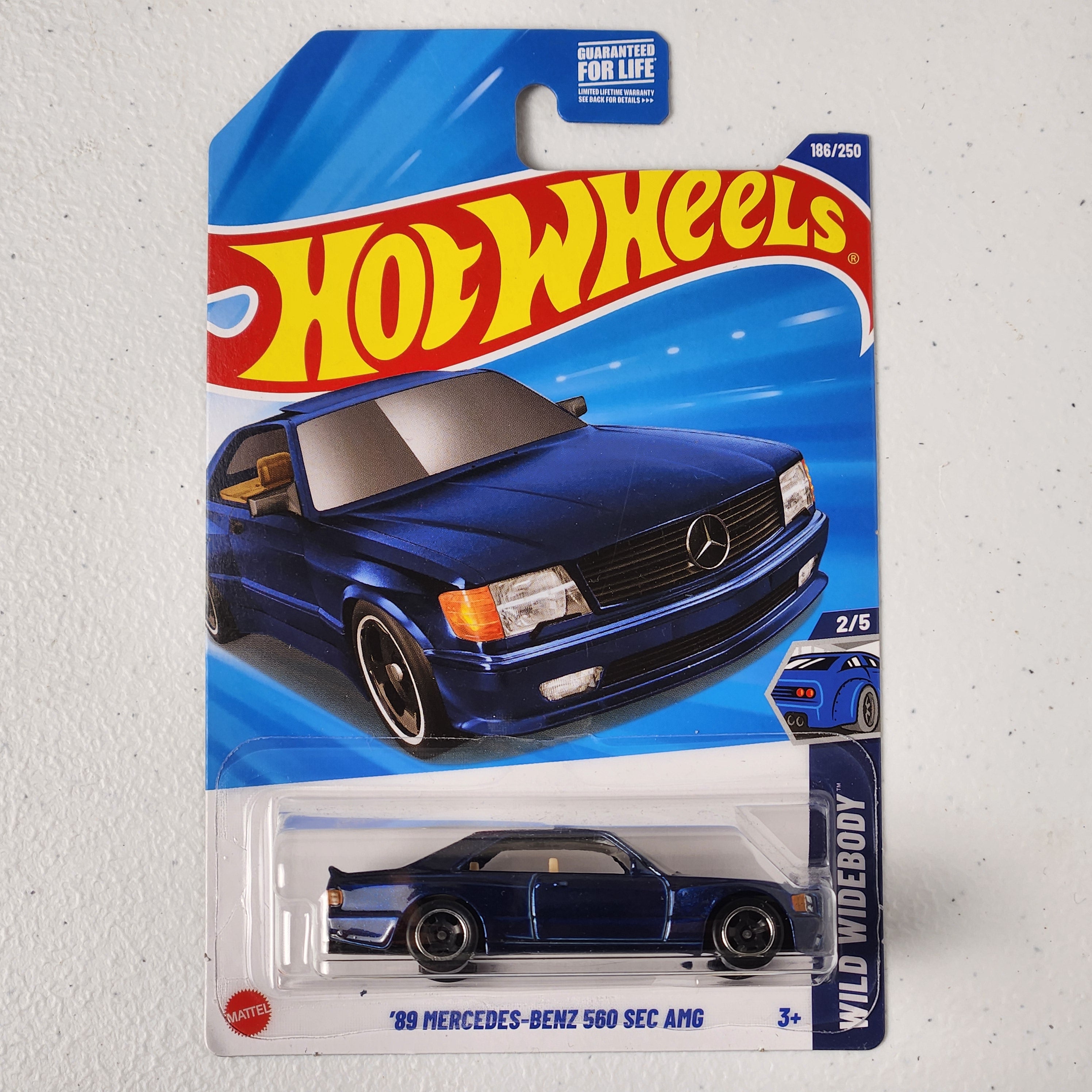 '89 Mercedes-Benz 560 SEC AMG European Mainline Hot Wheels