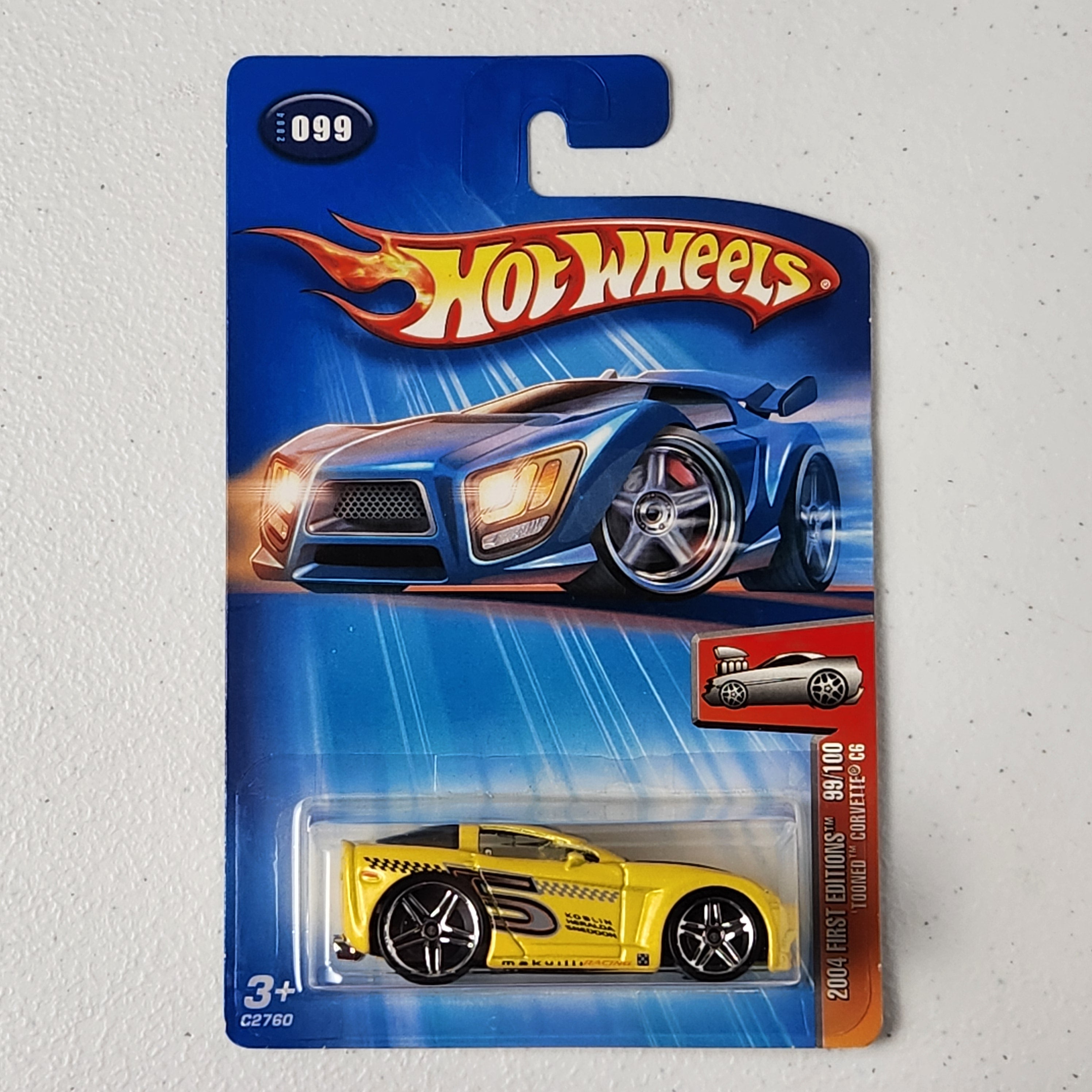 Corvette C6 Tooned American Mainline Hot Wheels