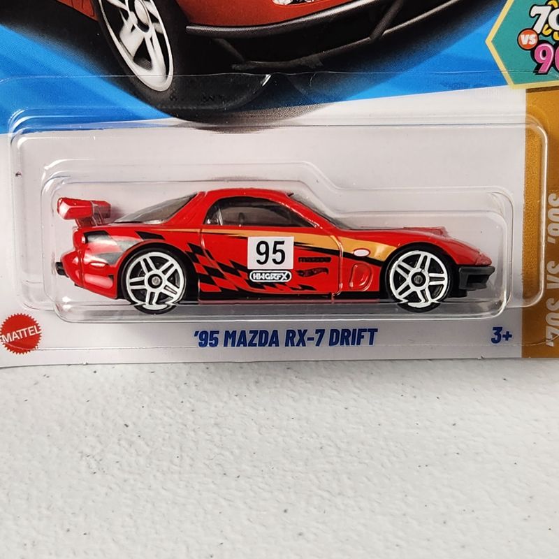 95 Mazda RX7 Drift JDM Mainline Hot Wheels