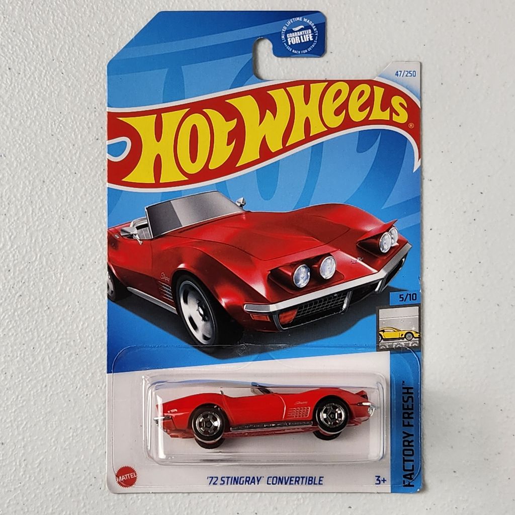 72 Stingray Convertible American Mainline Hot Wheels
