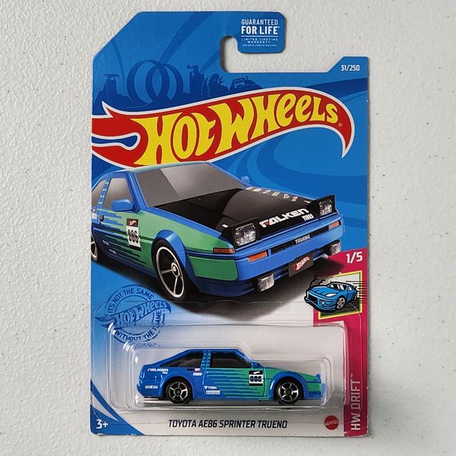 Toyota AE86 Sprinter Trueno JDM Mainline Hot Wheels