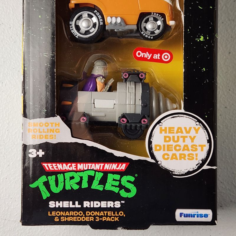 Teenage Mutant Ninja Shell Riders 3 Pack Diecast Set